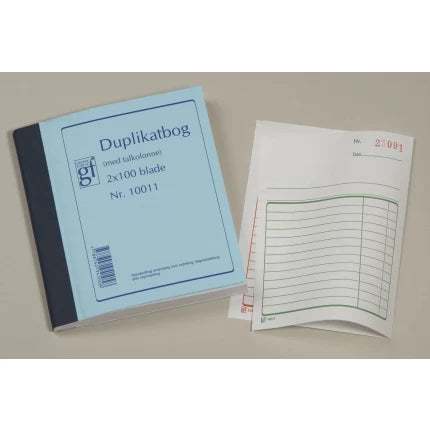 duplikatbog gf10011 108x150mm 2x100 blade
