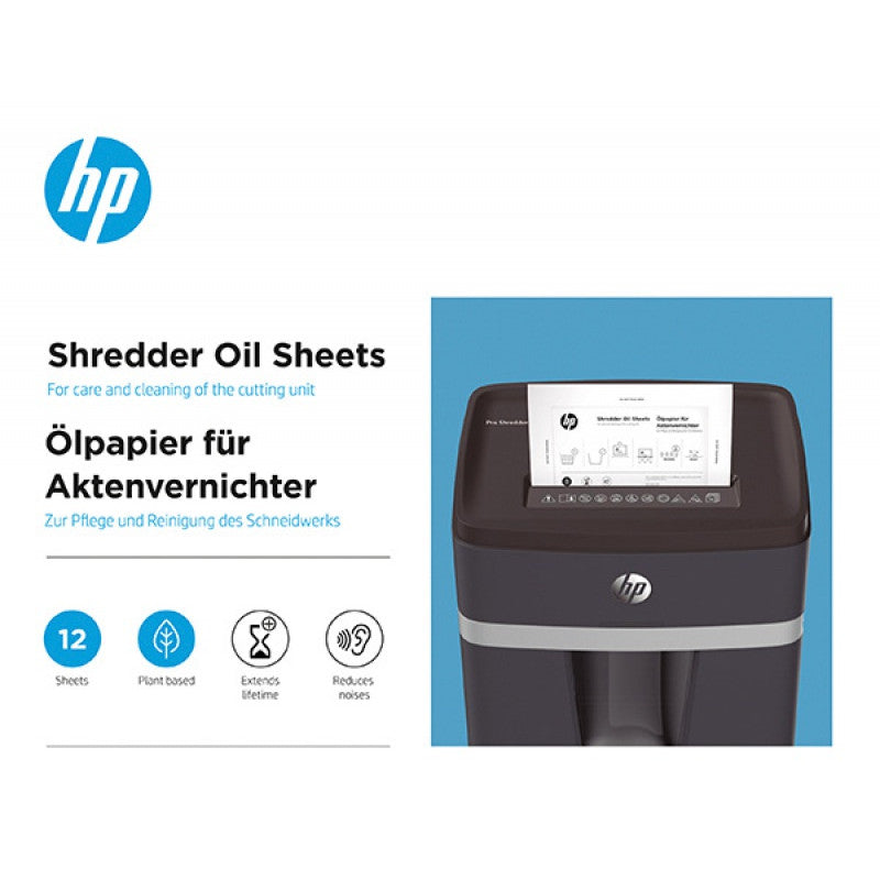 HP - Shredder Oil Sheets 12 stk
