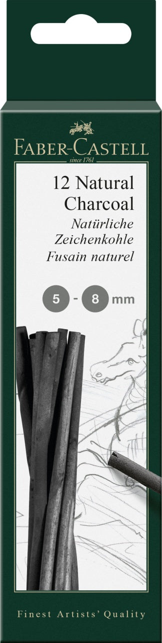 Faber-Castell - Trækul Pitt Monokrom 5-8 Mm