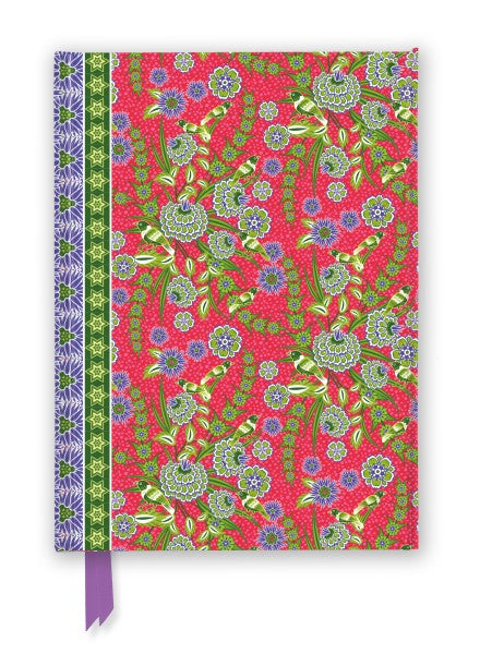 Chinoiserie Floral A5 Artisan Art Notebook Linjeret