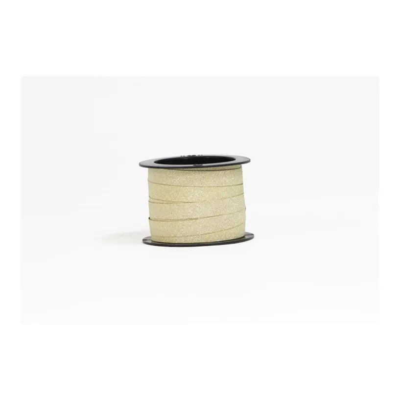 Gavebånd - Bronze glitter 10 mm x 10 meter