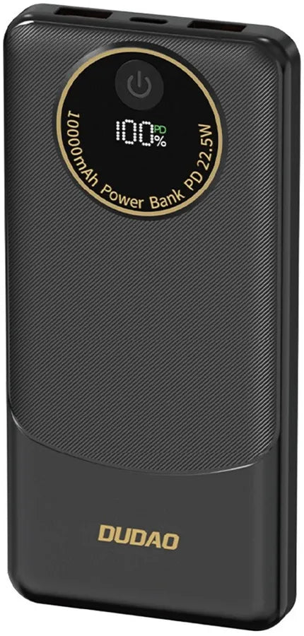 Dudao Powerbank K12 10000mAh PD22.5W USB-A USB-C - Sort