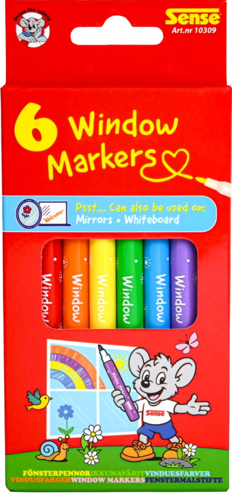 Sense - Window markers 6 stk