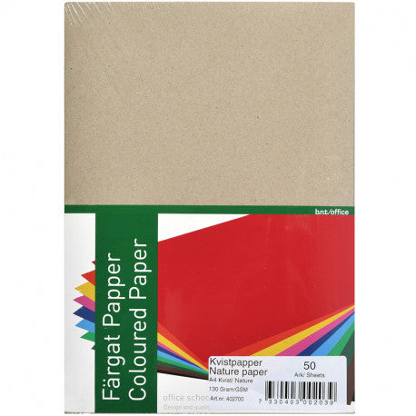 Papir A4 130 Gram 50 Ark Kvist