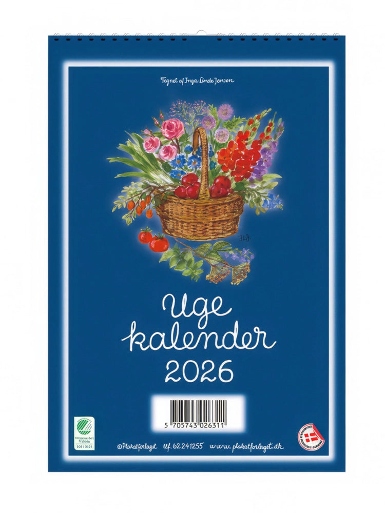 Plakatforlaget - Uge Vægkalender 2026