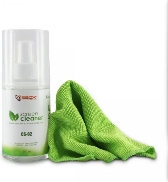 Screen Cleaner – 200 ml med klud