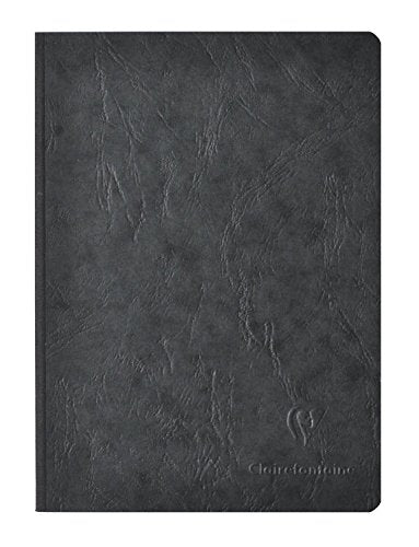 Clairefontaine Notesbog A4 lin Sort