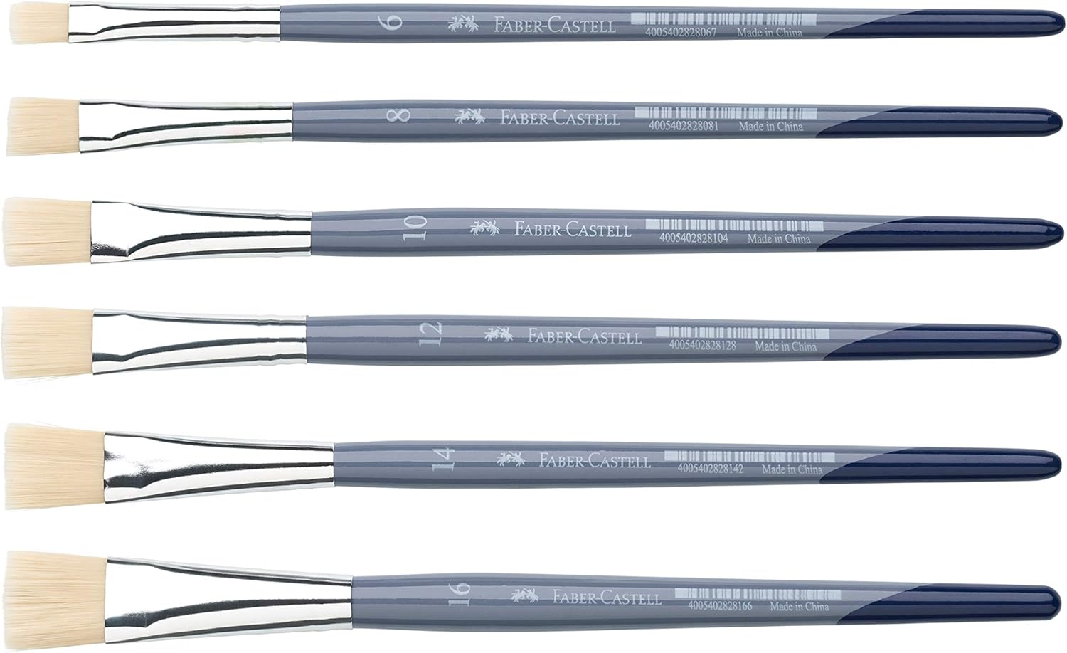 Faber-Castell - Creative Studio malerpensel Rund og flad (flere størrelser)
