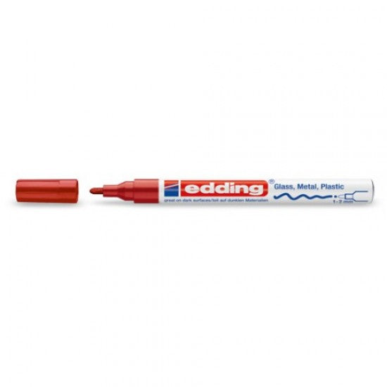 Edding 751 - Paint Marker 1-2 mm - Rød