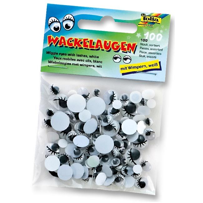 Rulleøjne mixed pose 100 styk