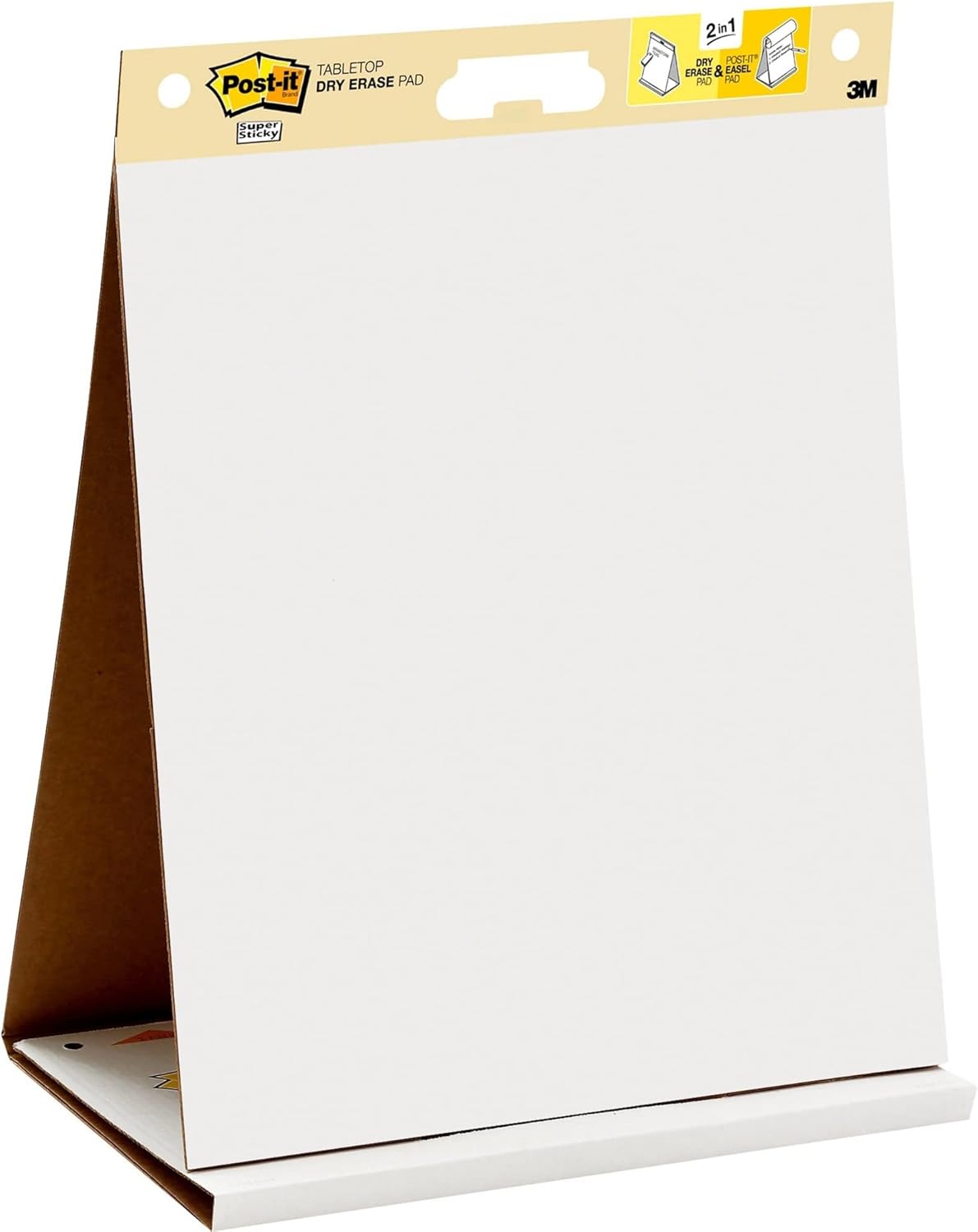 Post-it® Super Sticky, boardflipover blok/Whiteboard-Tavle 20 ark