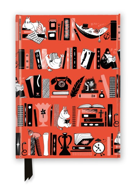 Moomin Bookshelves A5 Artisan Art Notebook Linjeret