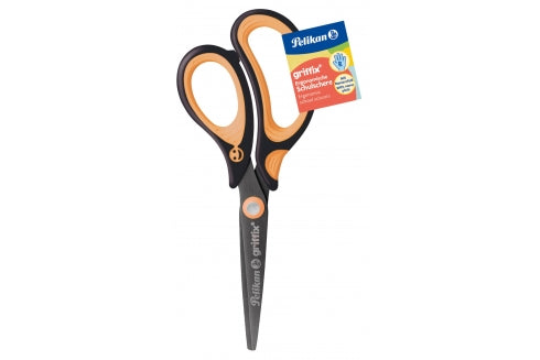 Pelikan - Griffix Højrehåndet saks 15cm Sort Orange