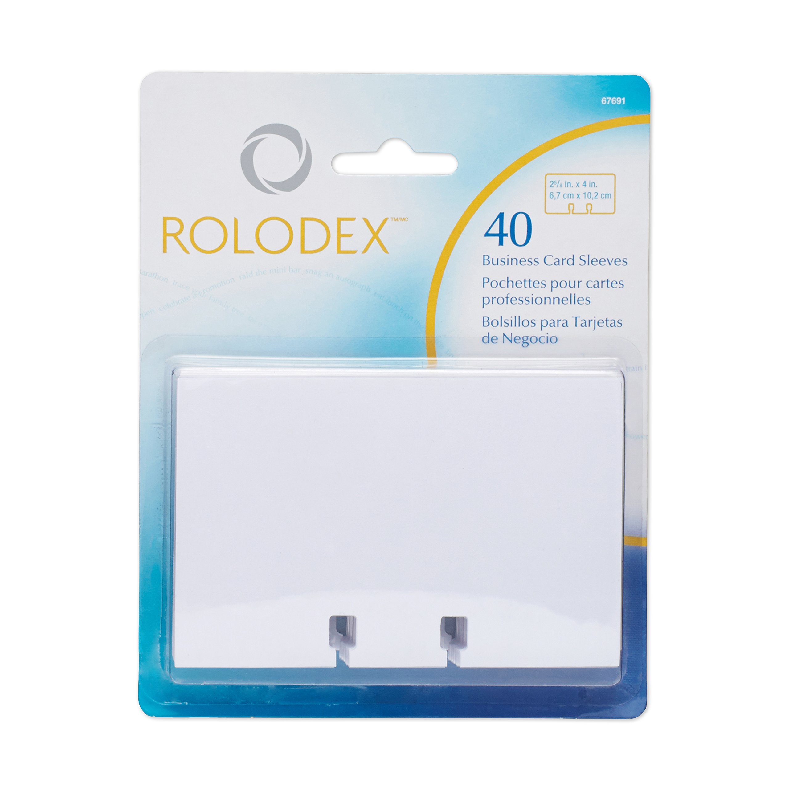 57 x 102mm Card File Refills - Clear