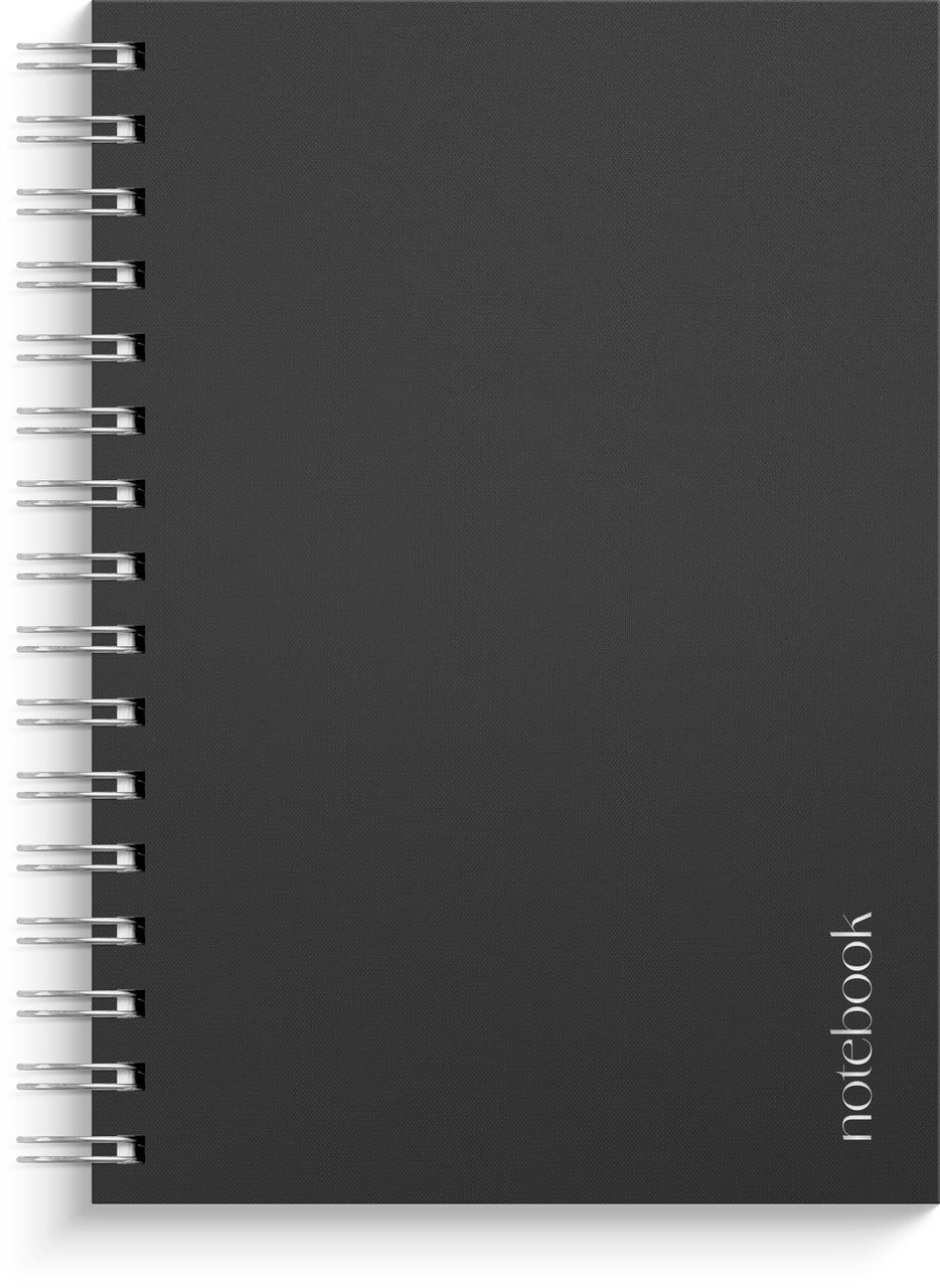Burde - Notebook blank A5 Black