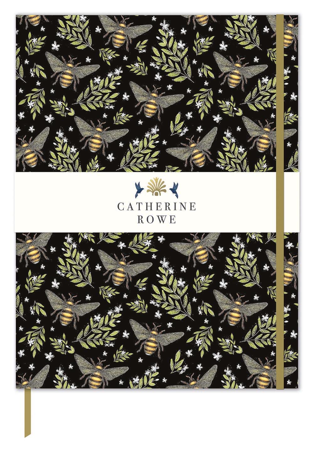 Museums & Galleries Catherine Rowe Honey Bee Grande Notebook/Journal 24.5 X 18.5