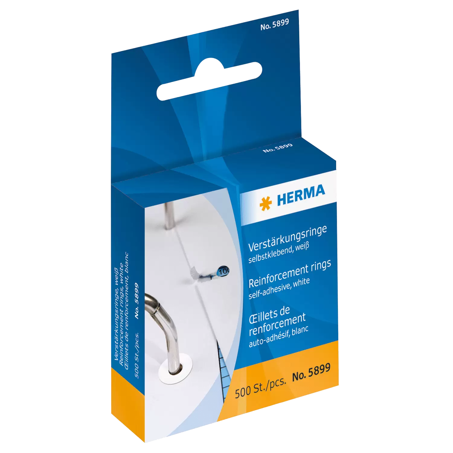 Herma reinforcement ring film ø12 white (500)