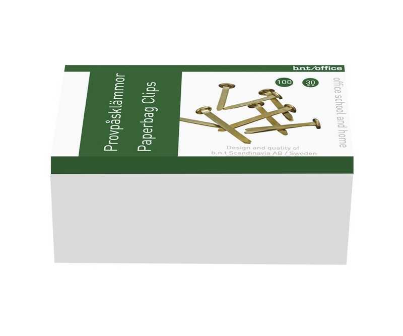 Papir klammer 25 mm 100 stk