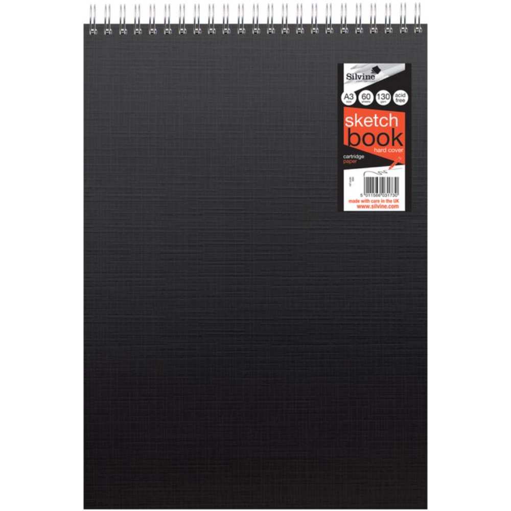 Silvine - Sketchbook - A3 130 gram 60 ark
