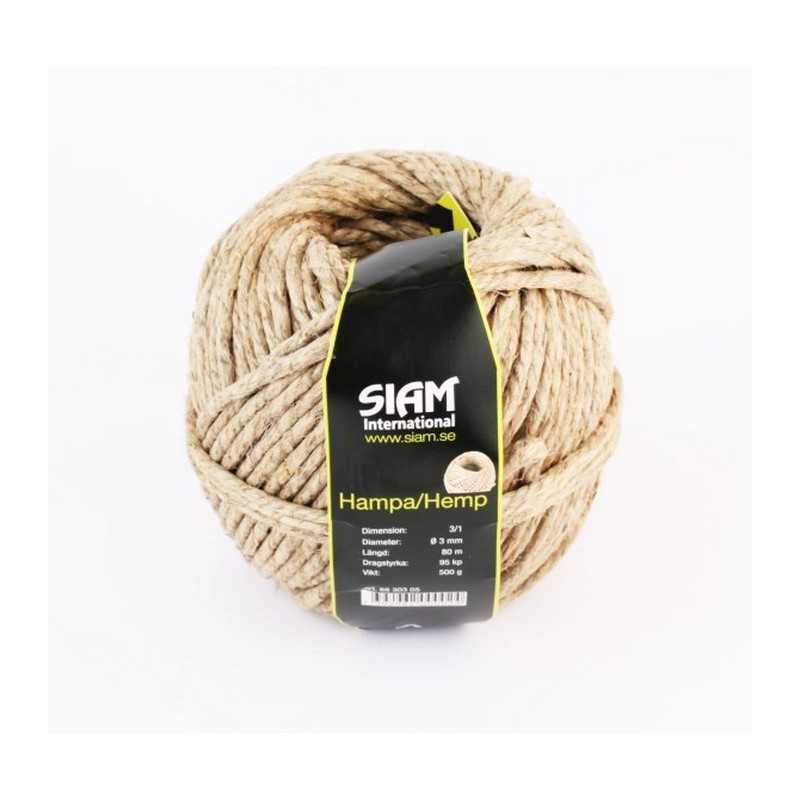 Twine Hemp T3/1 Ø3,0mm 75m