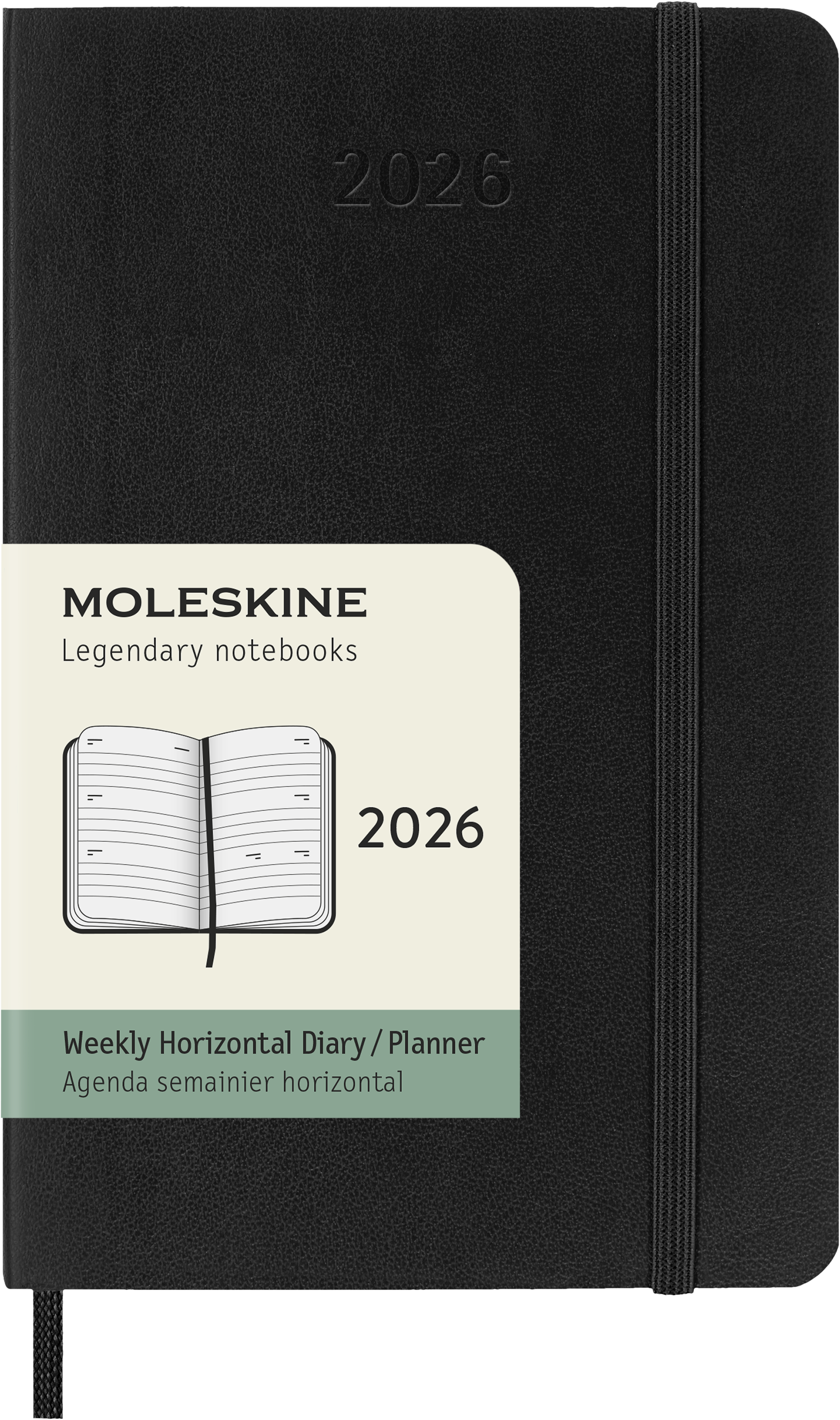 Moleskine - Classic Soft 12M Weekly Horizontal Pocket Sort 2026