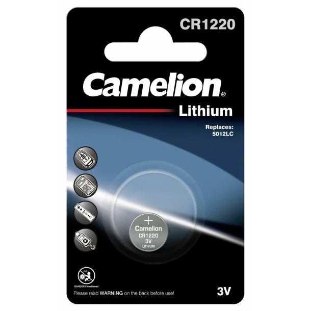 Camelion - CR1220 3V Lithium Batteri