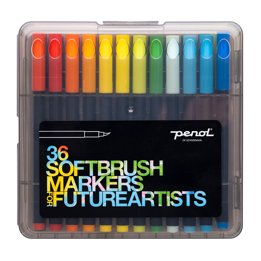 Penol - Softbrush tegne markers 36 stk. i pakken