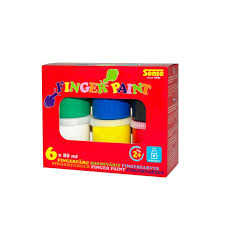 fingerfarver 6 stk. 2 år
