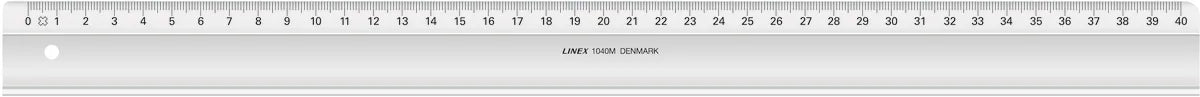Linex-1040M Skolelineal 40cm