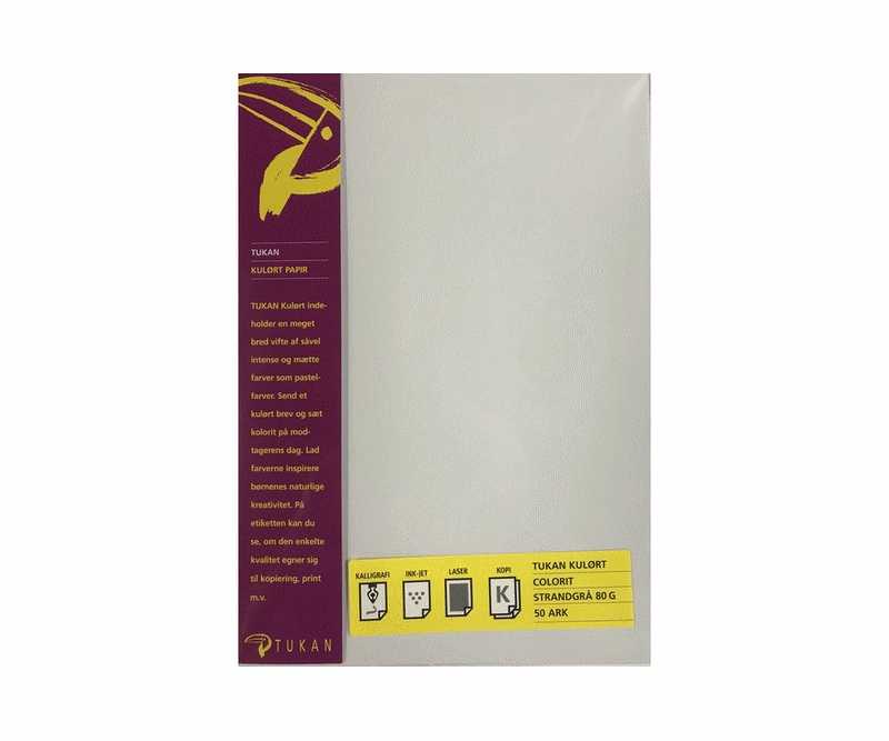 A4 Kulørt Papir 80 Gram 50 ark