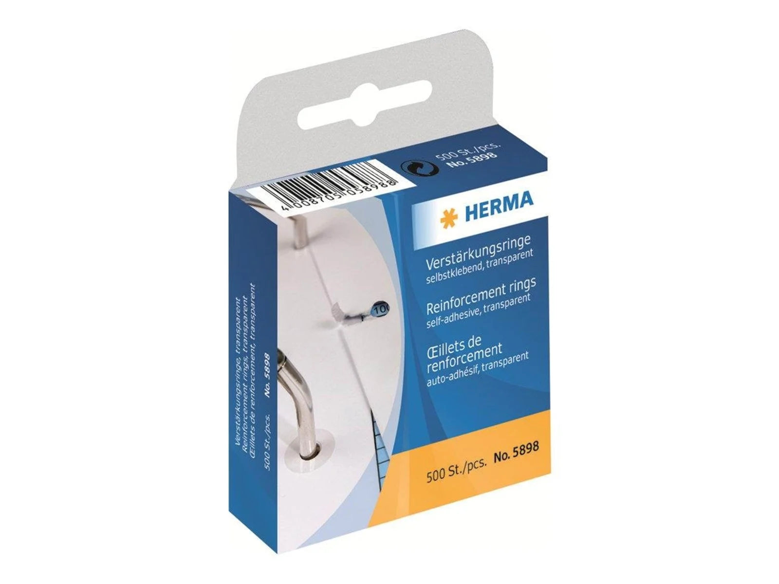 Herma reinforcement ring film ø12 transp (500)