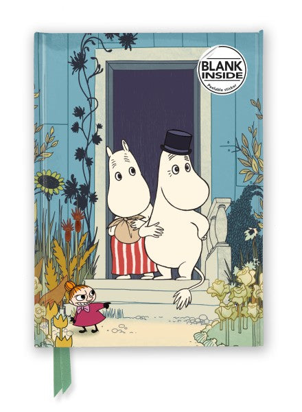Moomins on the Riviera A5 Artisan Art Notebook Blank