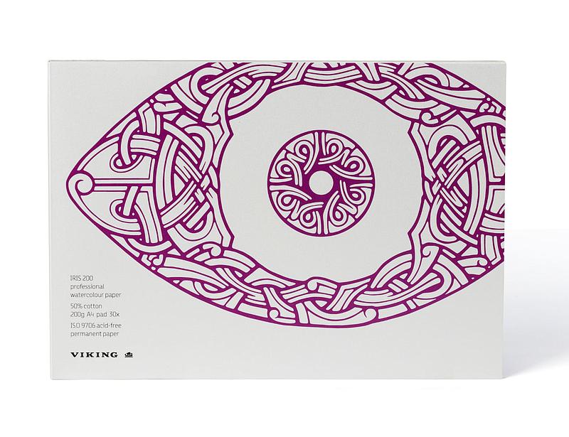 Viking Iris professionel akvarelblok 200g A4