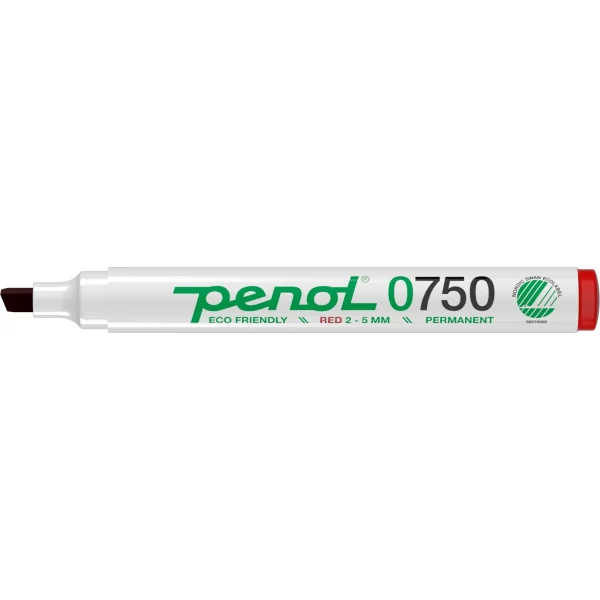 Penol 750 Mærkepen 2 - 5 mm Rød