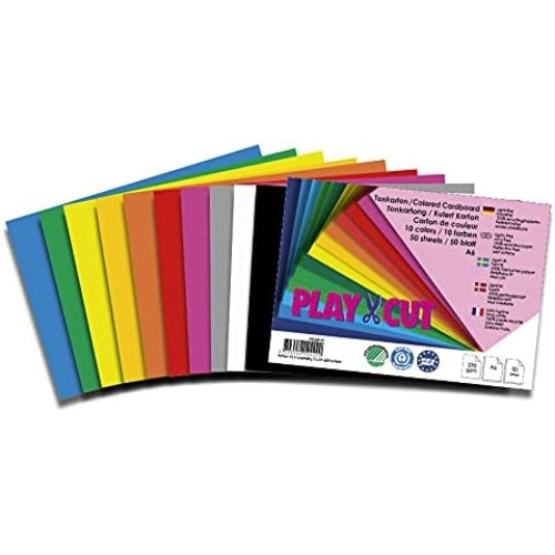 Playcut - Karton A6 230g. 50 ark. ass.