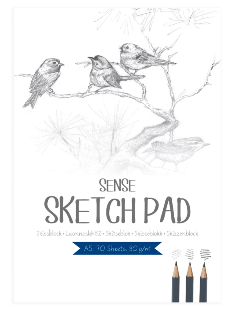 Sense artist skitseblok A5 80 g / 70 bl.