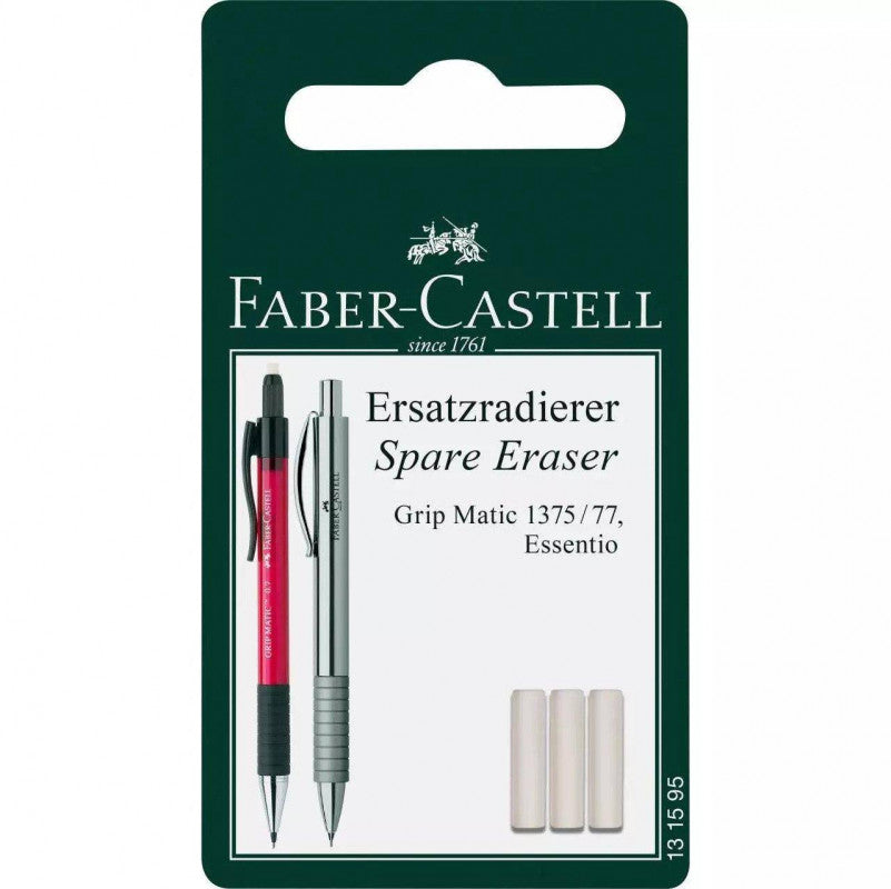 Faber-Castell - Grip Matic spare erasers til pencil 3 stk
