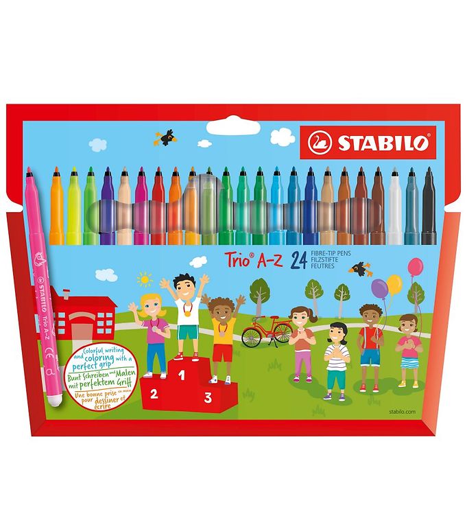 STABILO TRIO A-Z FILTPEN 24