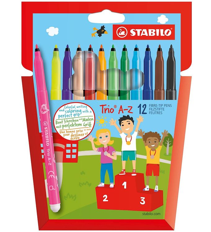 Stabilo -  Trio A-Z Filtpen 12