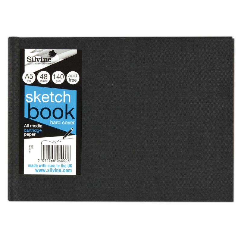 Silvine - Sketchbook - A5 140 gram 48 ark