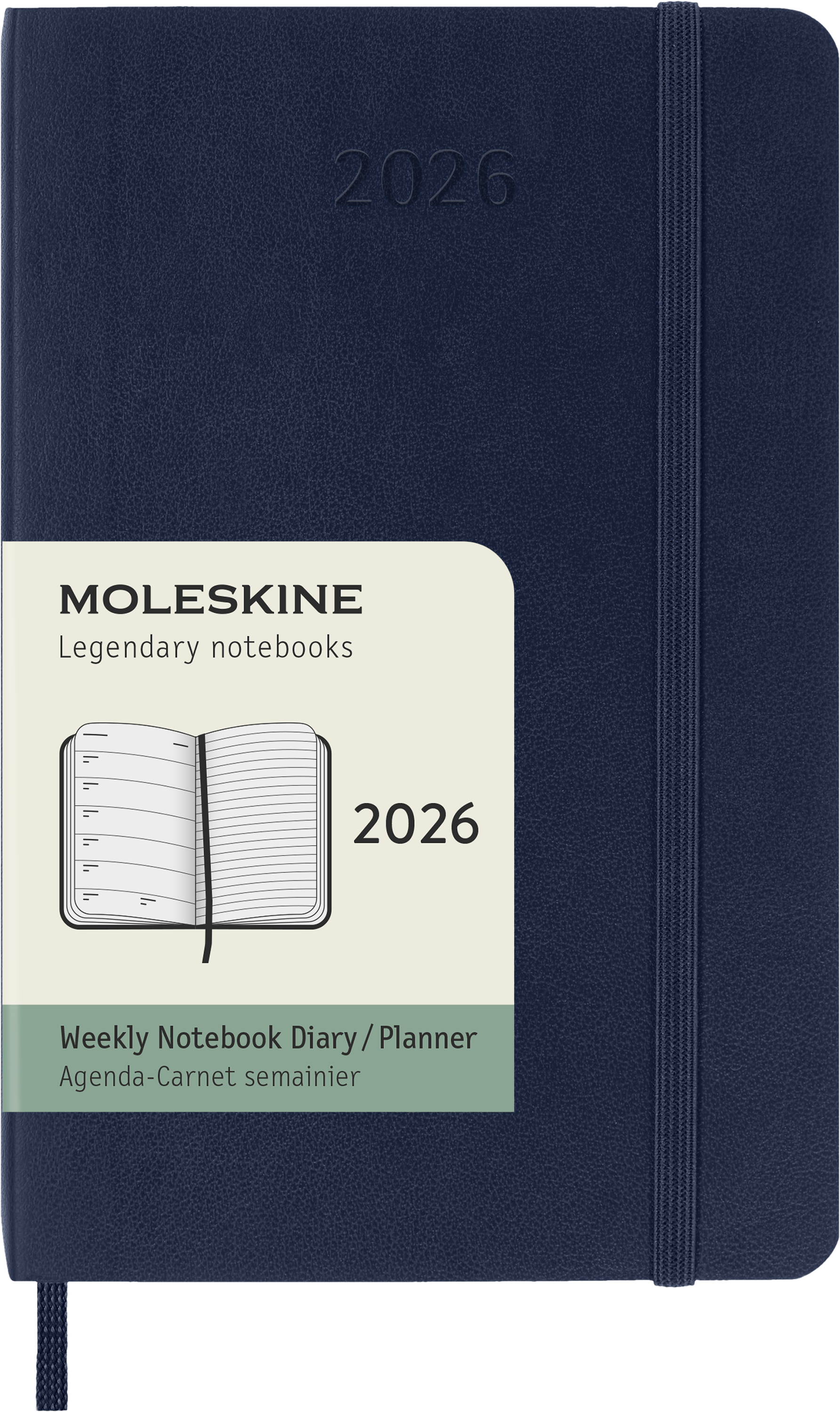 Moleskine - Classic Soft 12M Week Note Pocket Sapphire Blue 2026