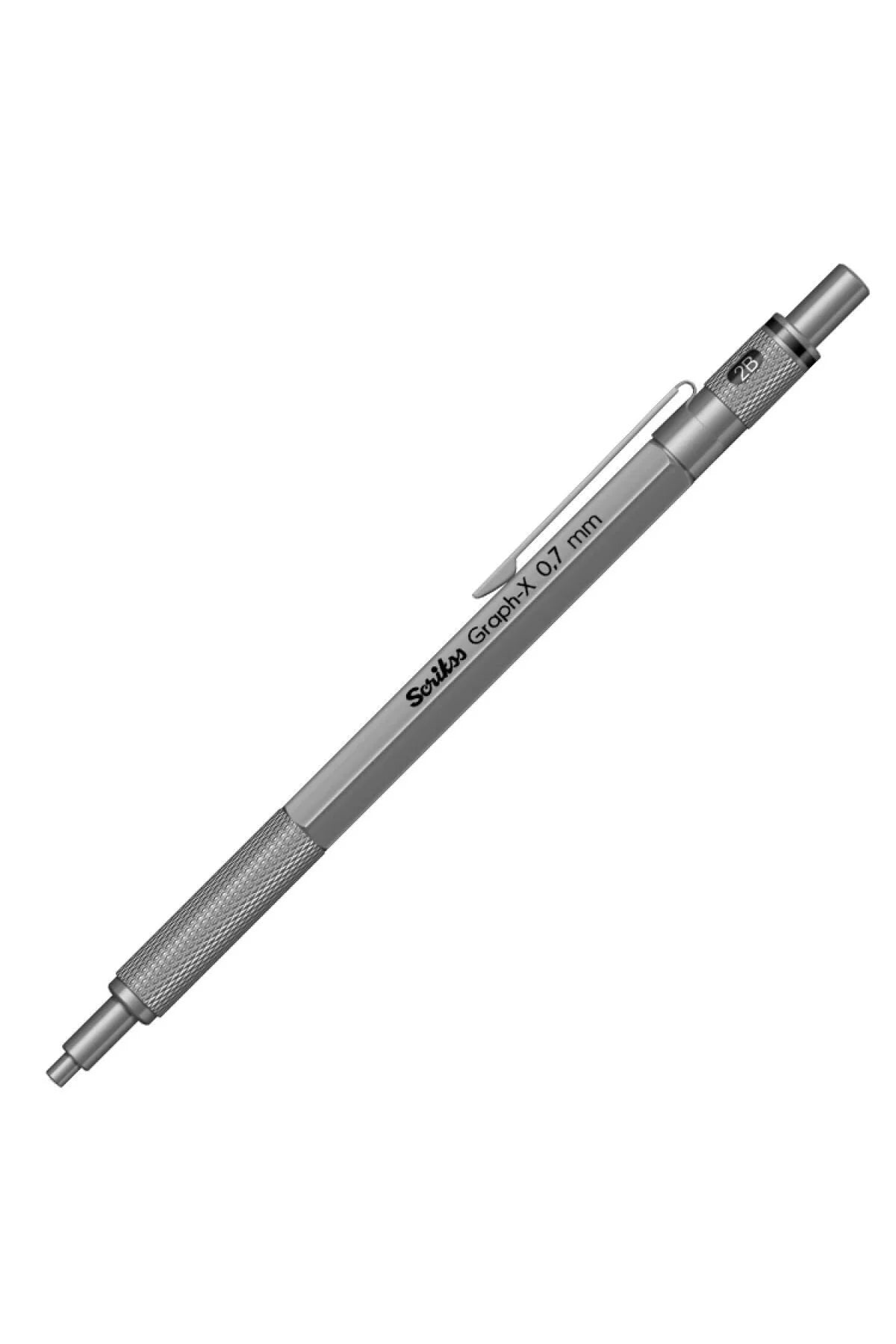 Scrikss stiftblyant mørkegrå 0,7 mm.