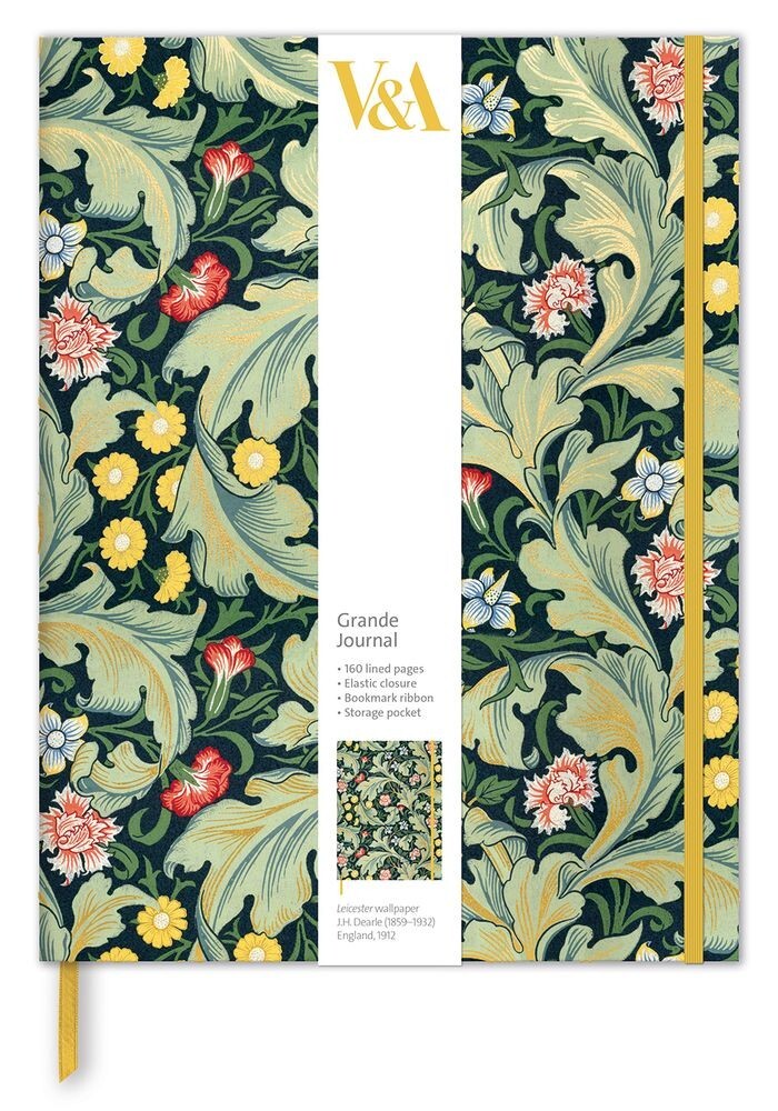 V&A Leicester Wallpaper Grande Grande Notebook/Journal 24.5 X 18.5