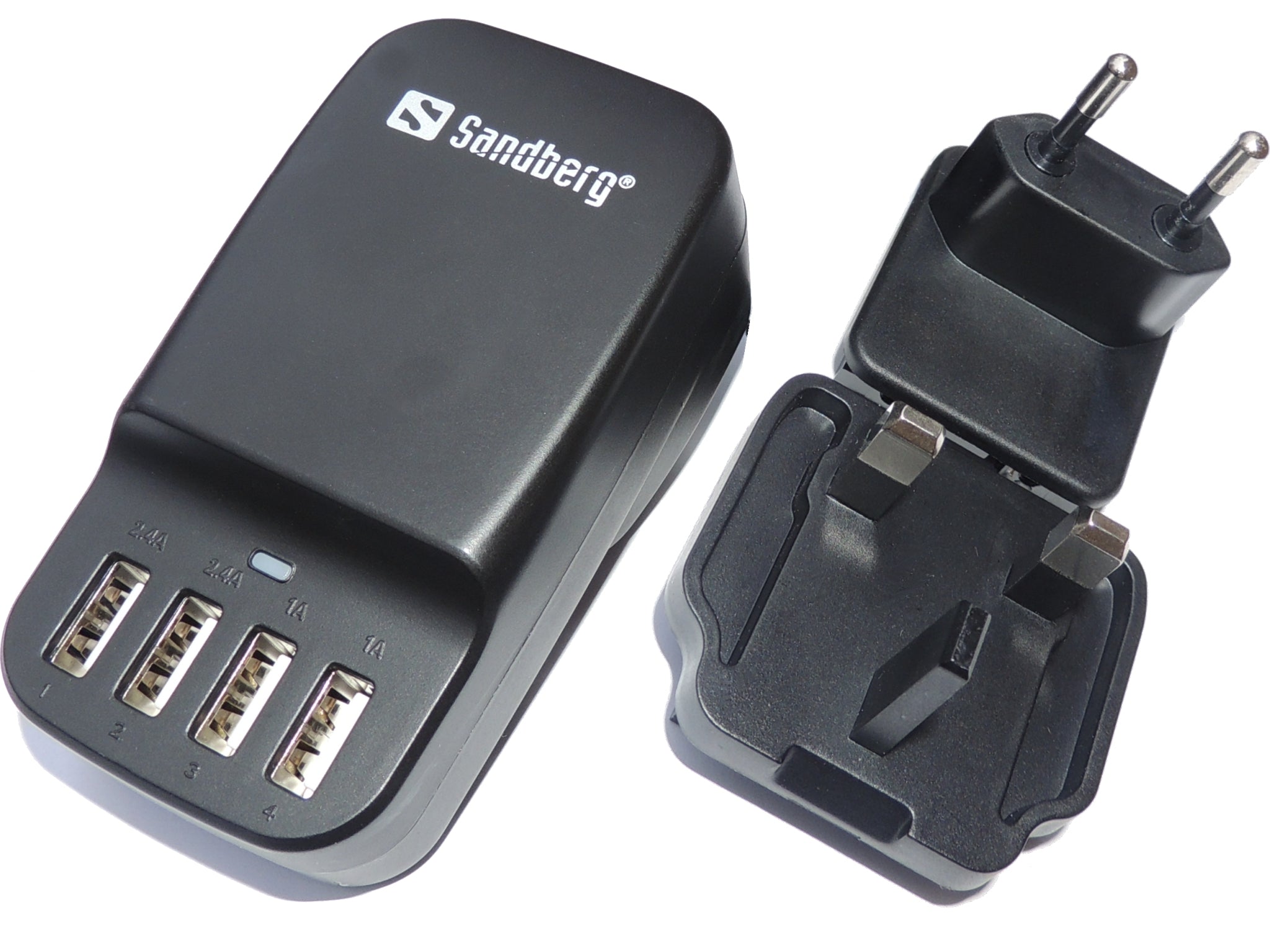 Sandberg - 4in1 USB AC Charger 6.8A EU+UK