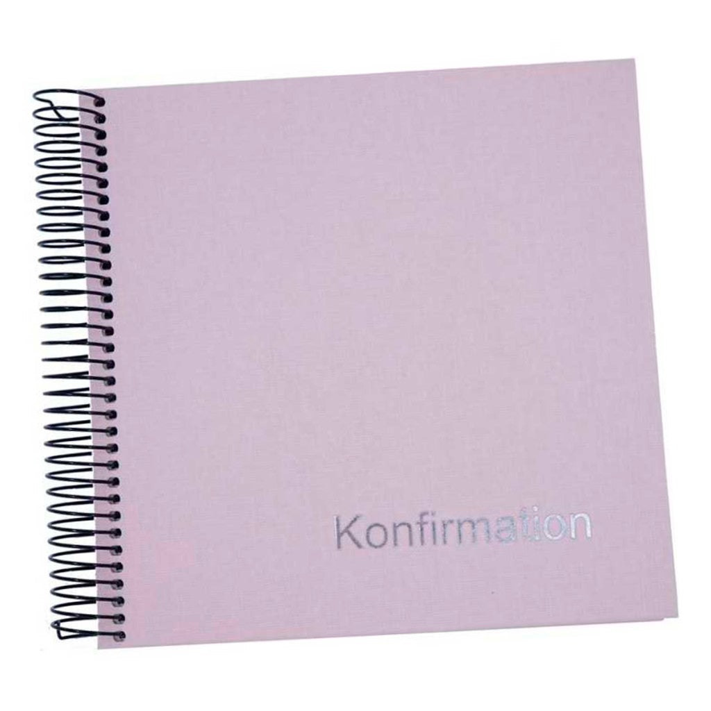 Konfirmation spiralalbum pink 20x20 m