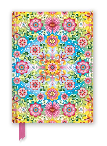 Ruda Floral A5 Artisan Art Notebook Linjeret