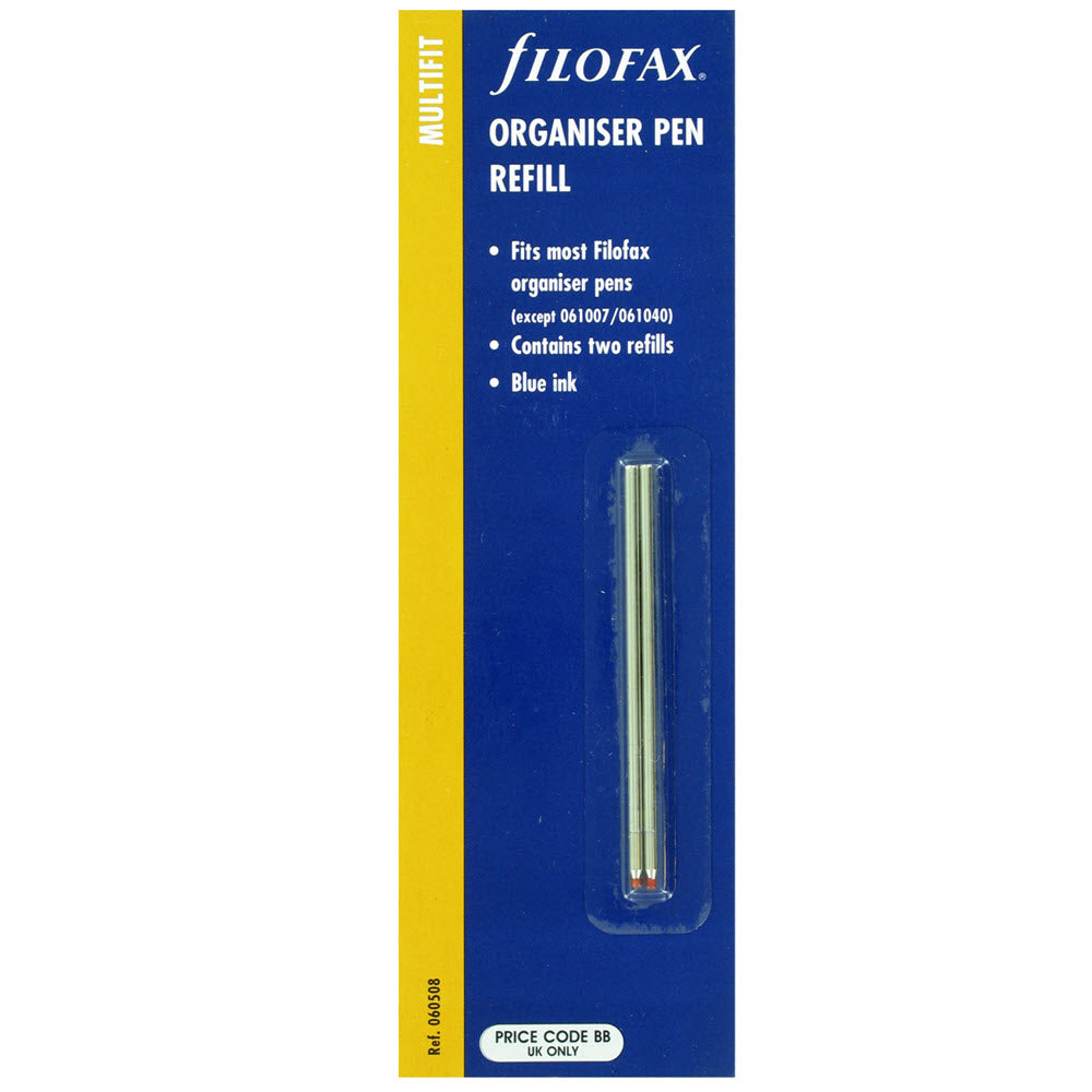 Filofax - Refill Mini Blå 2 stk