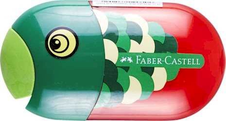 Faber-Castell - Blyantspidser med Viskelæder (Flere farver)