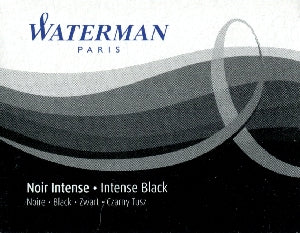 Waterman - lang blæk patron til fyldepen Sort 8 stk