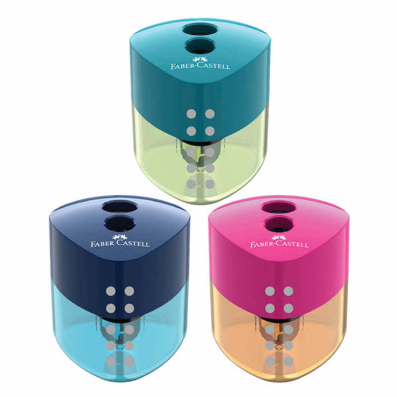 Faber-Castell - Blyantspidser (Flere farver)